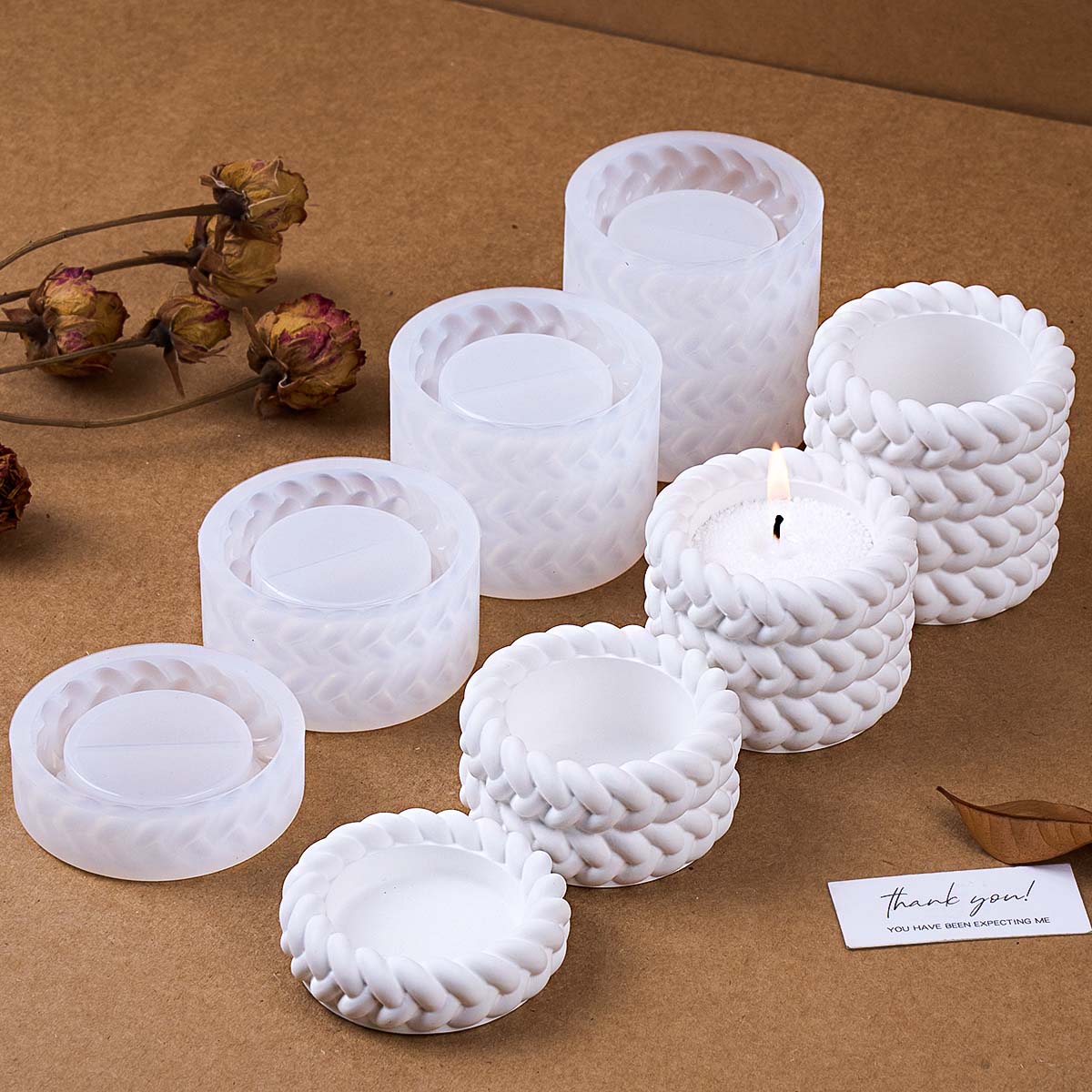 Candle Making Jug - Molde de silicona para tarro de