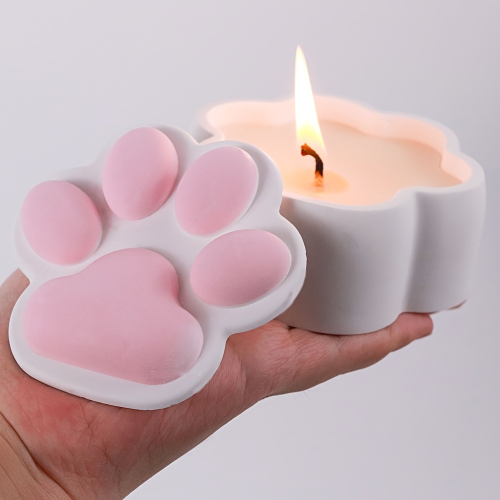 Candle Making Jars With Lids - Caja de almacenamiento de garra de