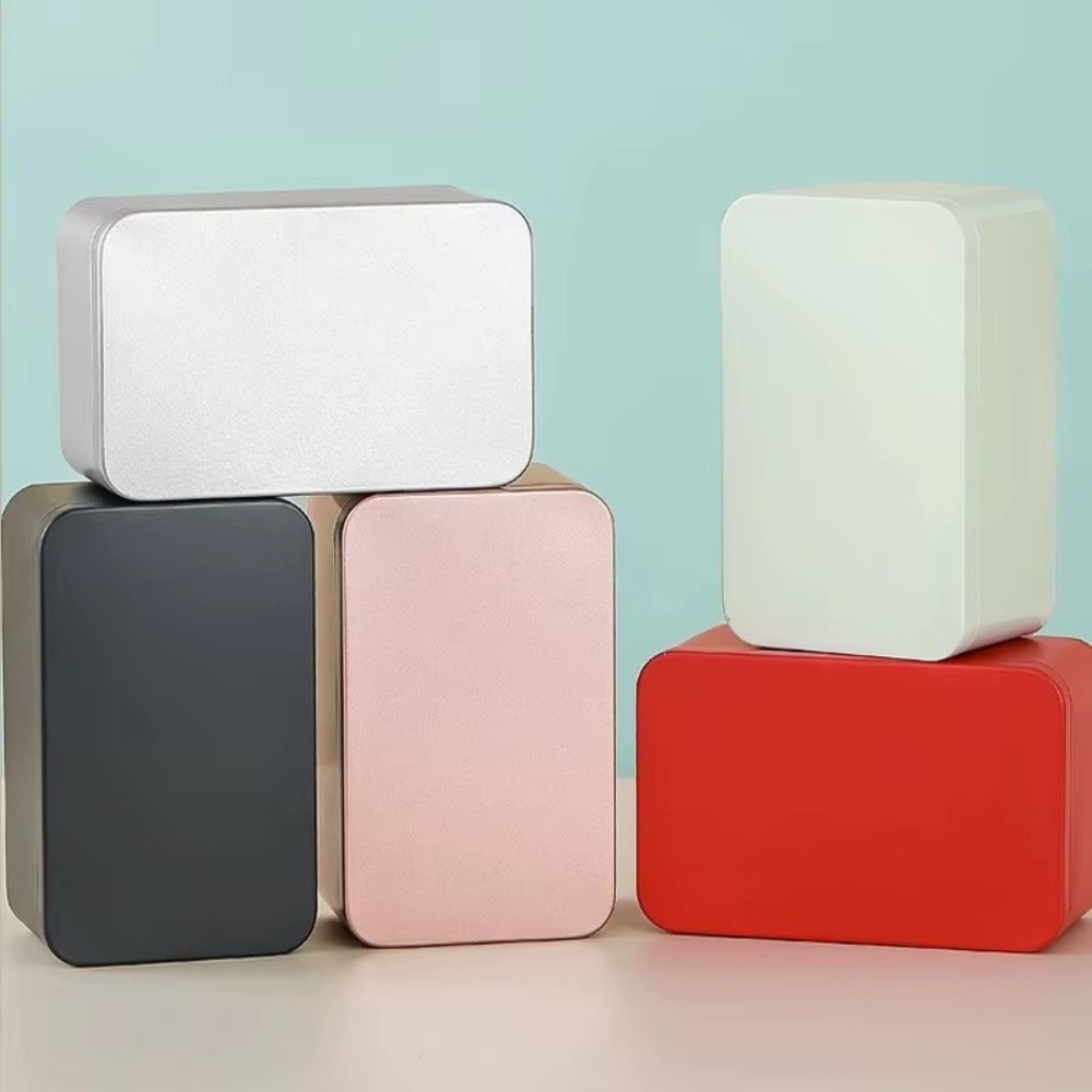 Tin Container Lid - Nueva Caja de Lata de Color