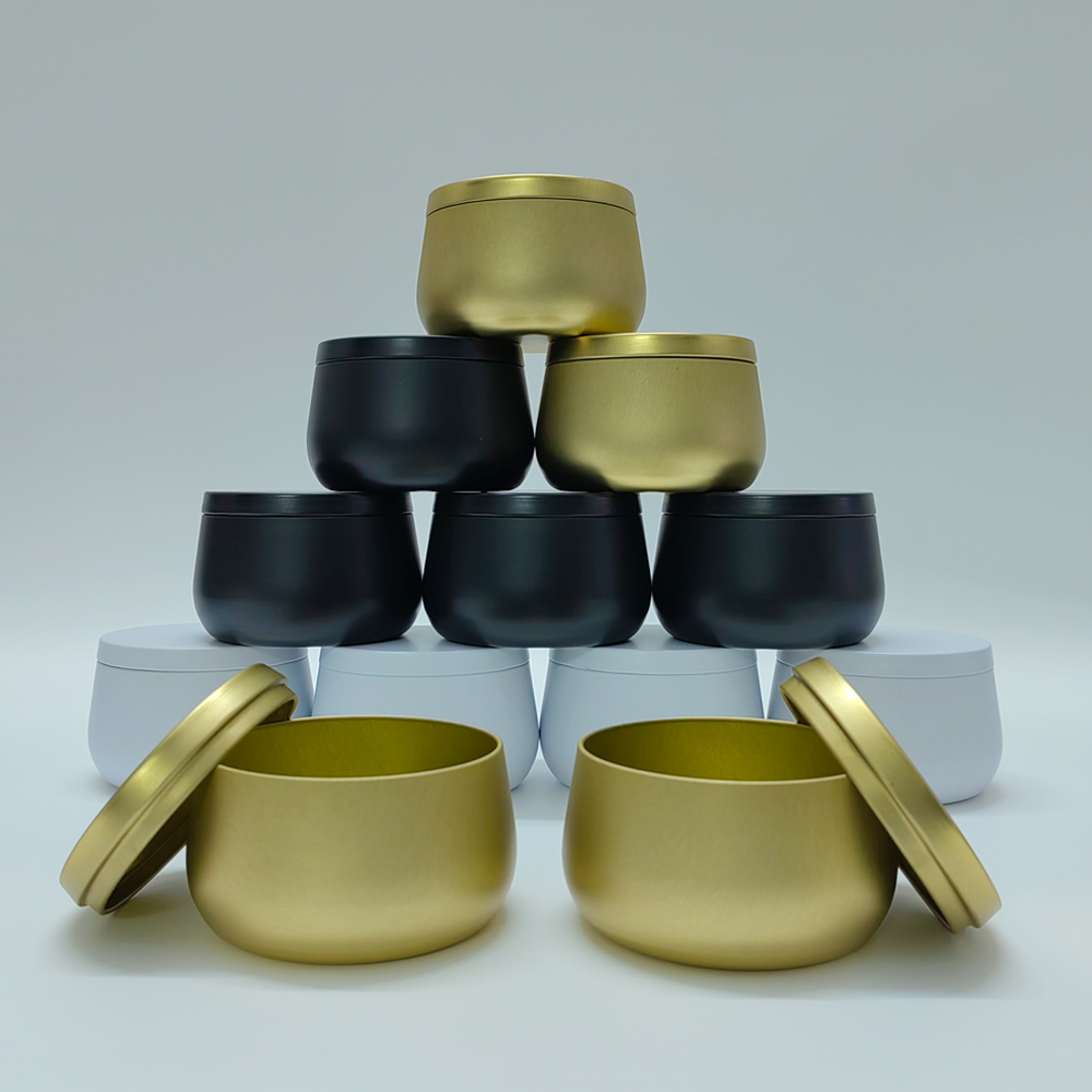Tin Container Lid - Frascos de vela de Metal de