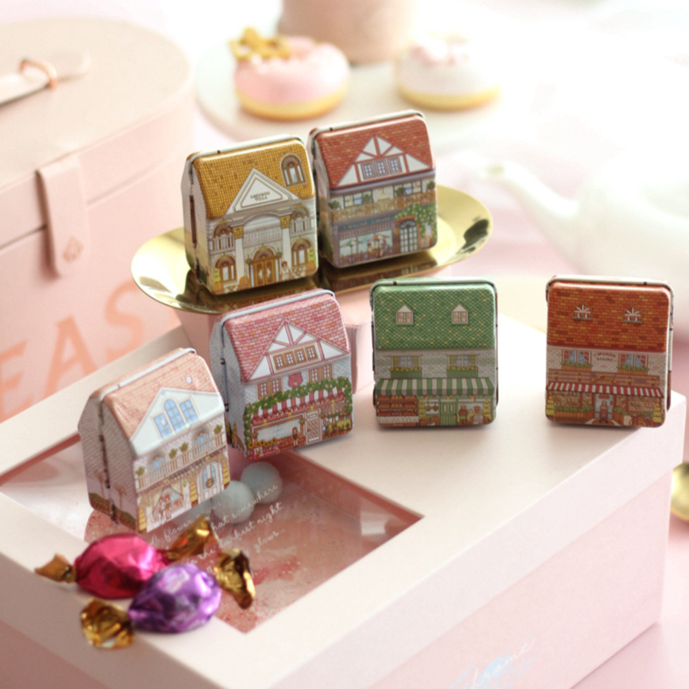 6 Cajas Metálicas Mini con For - Tin Container Lid reseña y precio