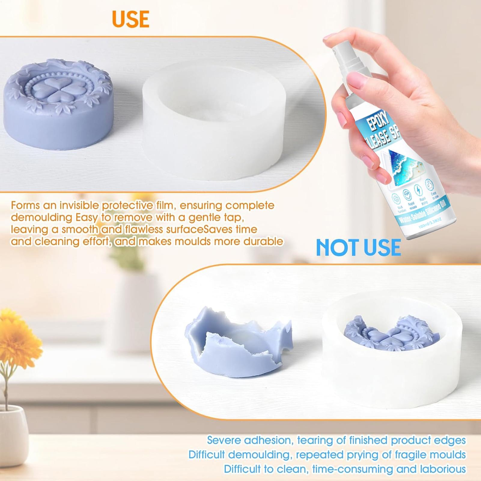 Spray Desmoldante de Silicona, - Candle Making Tutorial reseña y precio