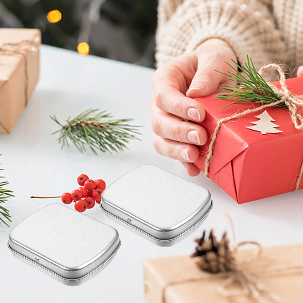 5 unidades de cajas metálicas  - Tin Container Lid reseña y precio
