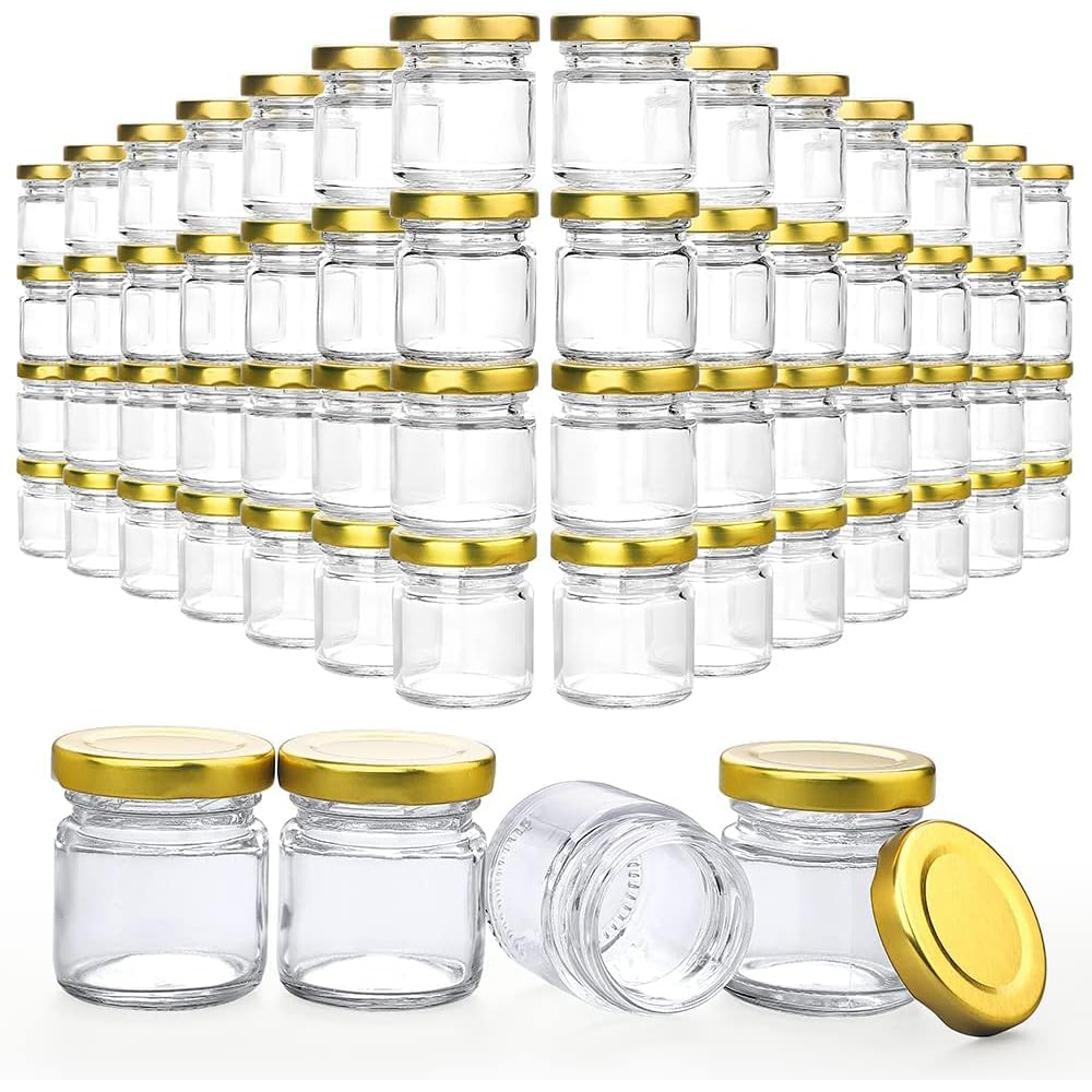 Pequeños frascos de vidrio con - Candle Making Jars With Lids reseña y precio