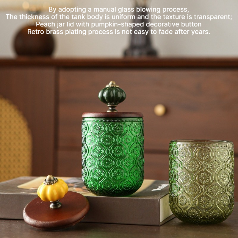 Caja de almacenamiento retro d - Candle Making Jars With Lids reseña y precio
