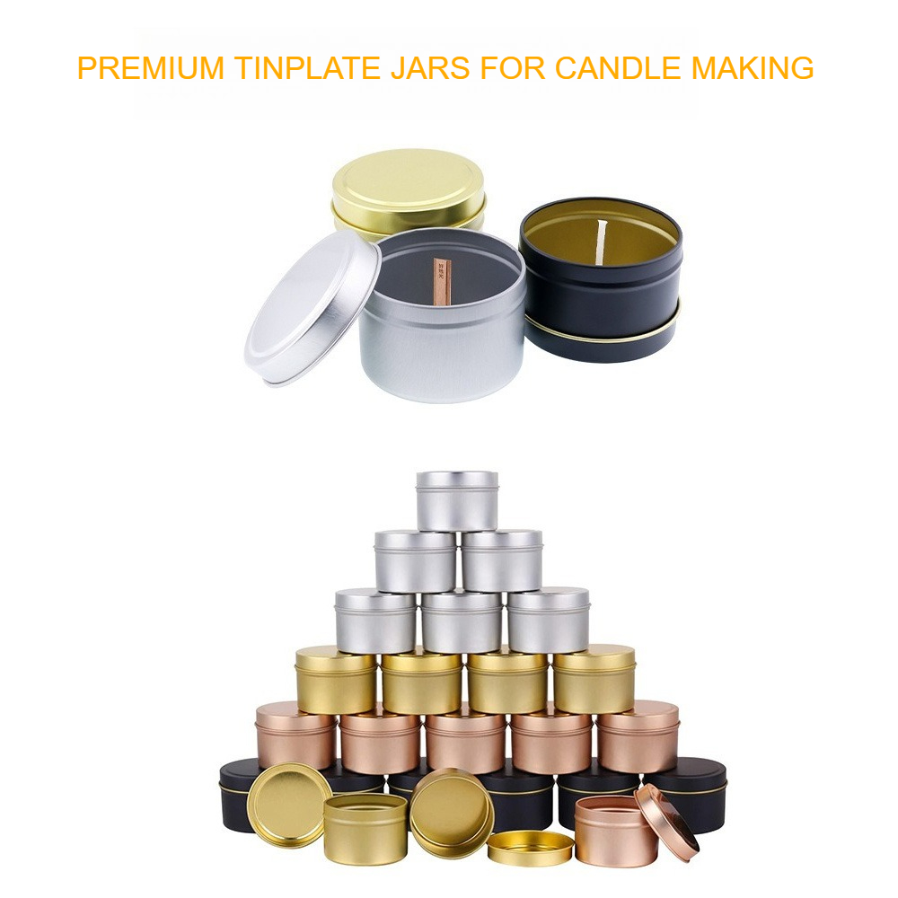 Latas Redondas de Aluminio par - Candle Making Jars With Lids reseña y precio