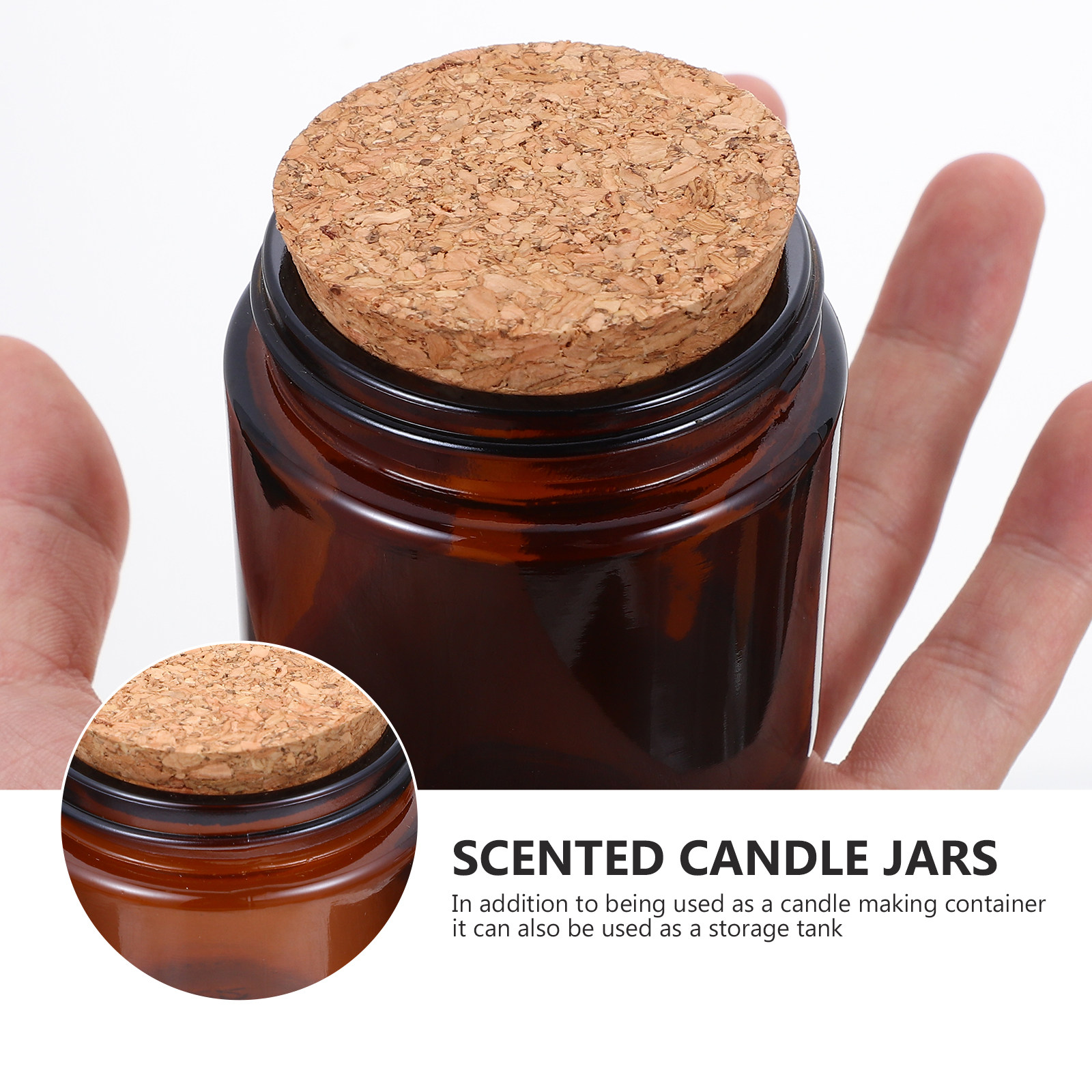 Juego de 4 Frascos de Vidrio d - Candle Making Jars With Lids reseña y precio