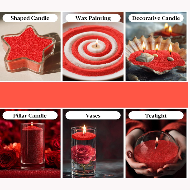 Velas perladas de arena verde, - Candle Making Kits reseña y precio