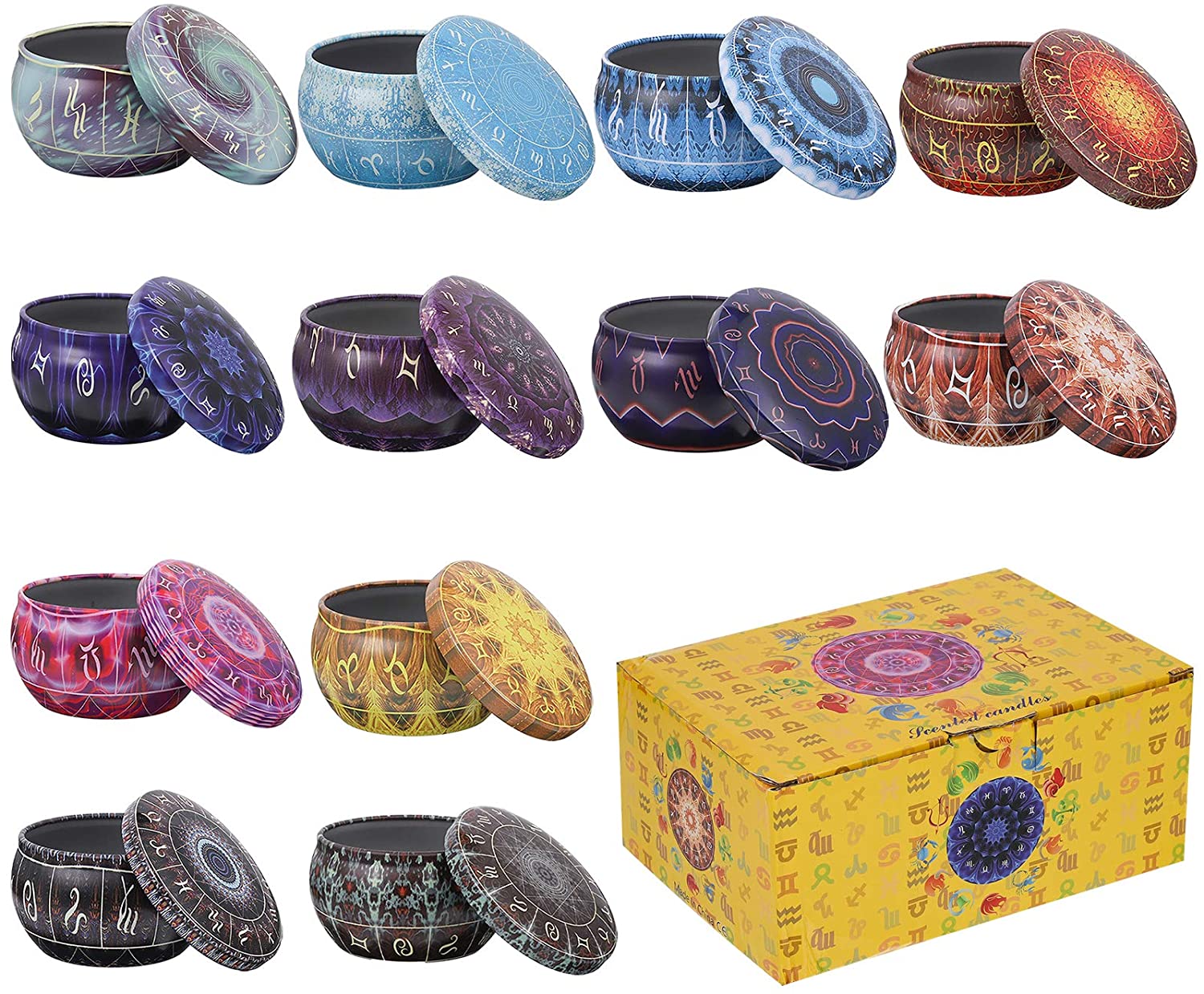 Paquete de 12 latas para velas - Candle Making Jars With Lids reseña y precio