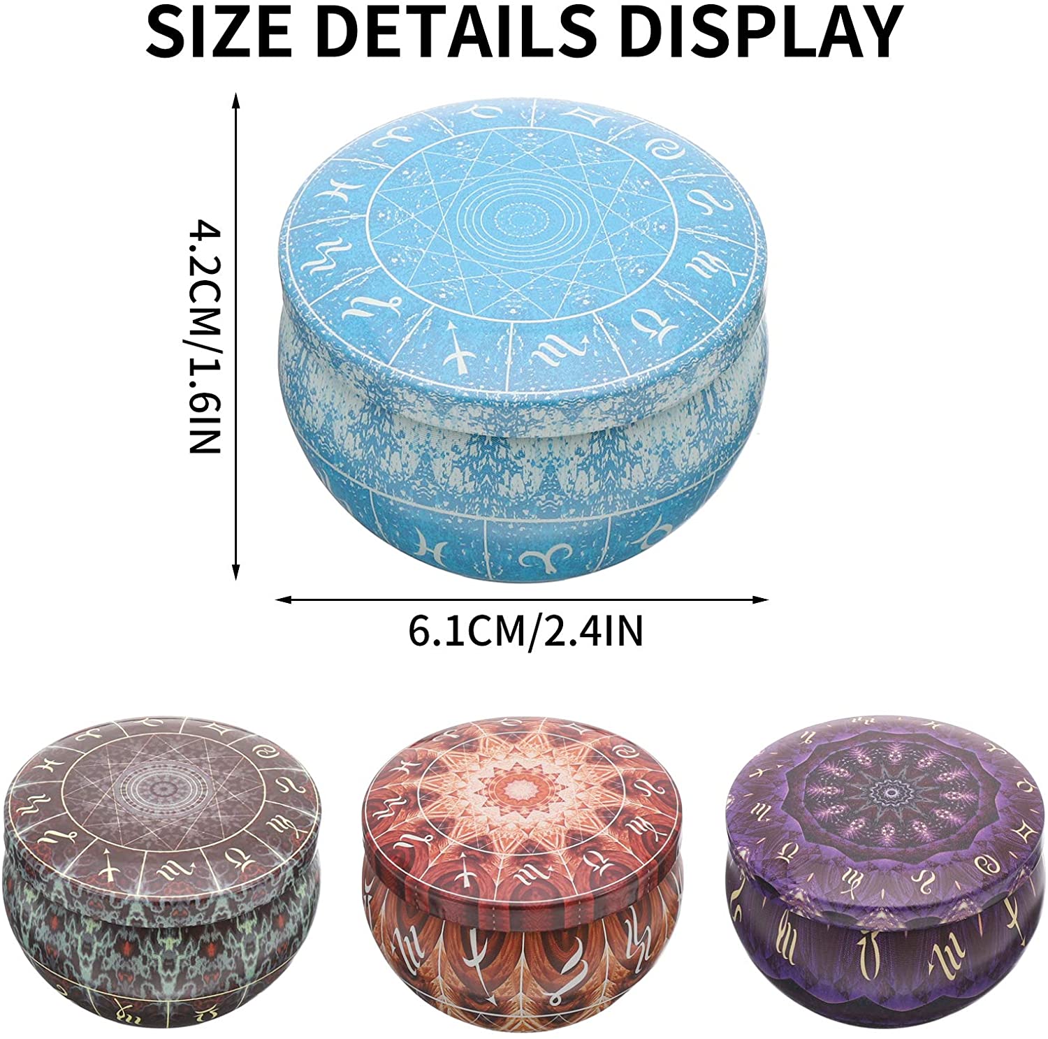 Paquete de 12 latas para velas - Candle Making Jars With Lids reseña y precio