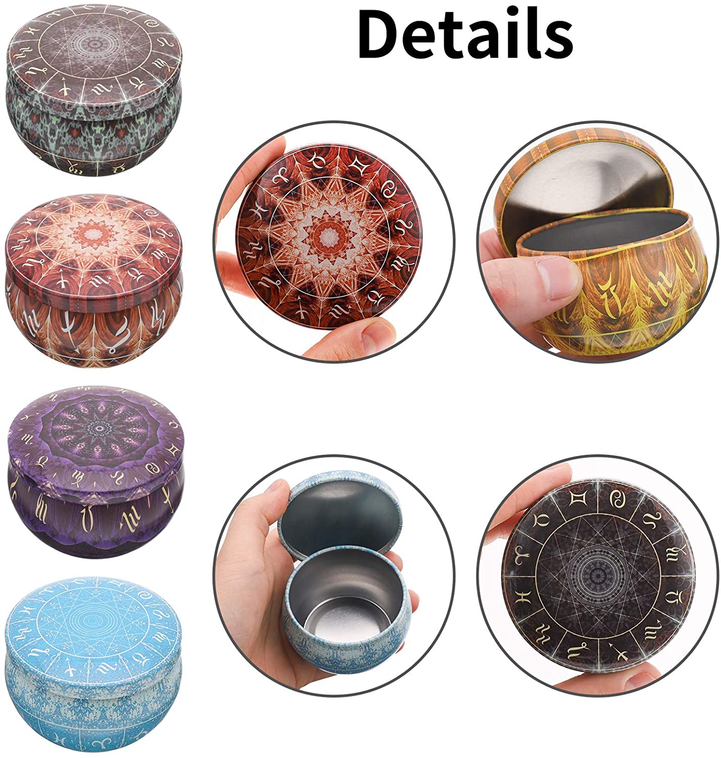 Paquete de 12 latas para velas - Candle Making Jars With Lids reseña y precio