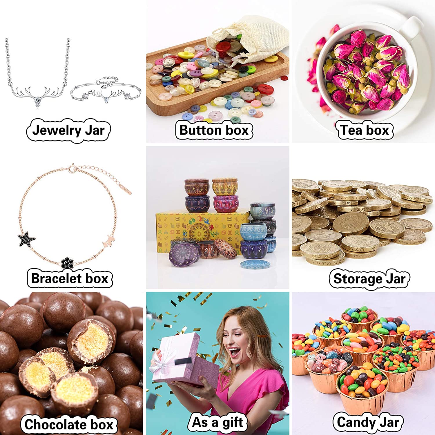 Paquete de 12 latas para velas - Candle Making Jars With Lids reseña y precio