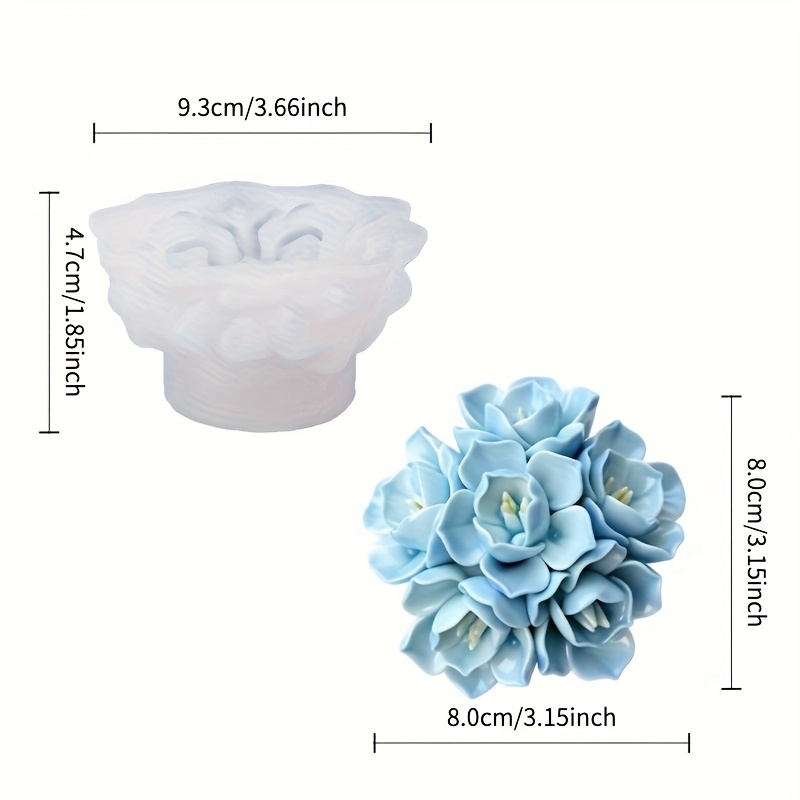 1 molde de silicona para velas - Candle Making Tutorial reseña y precio