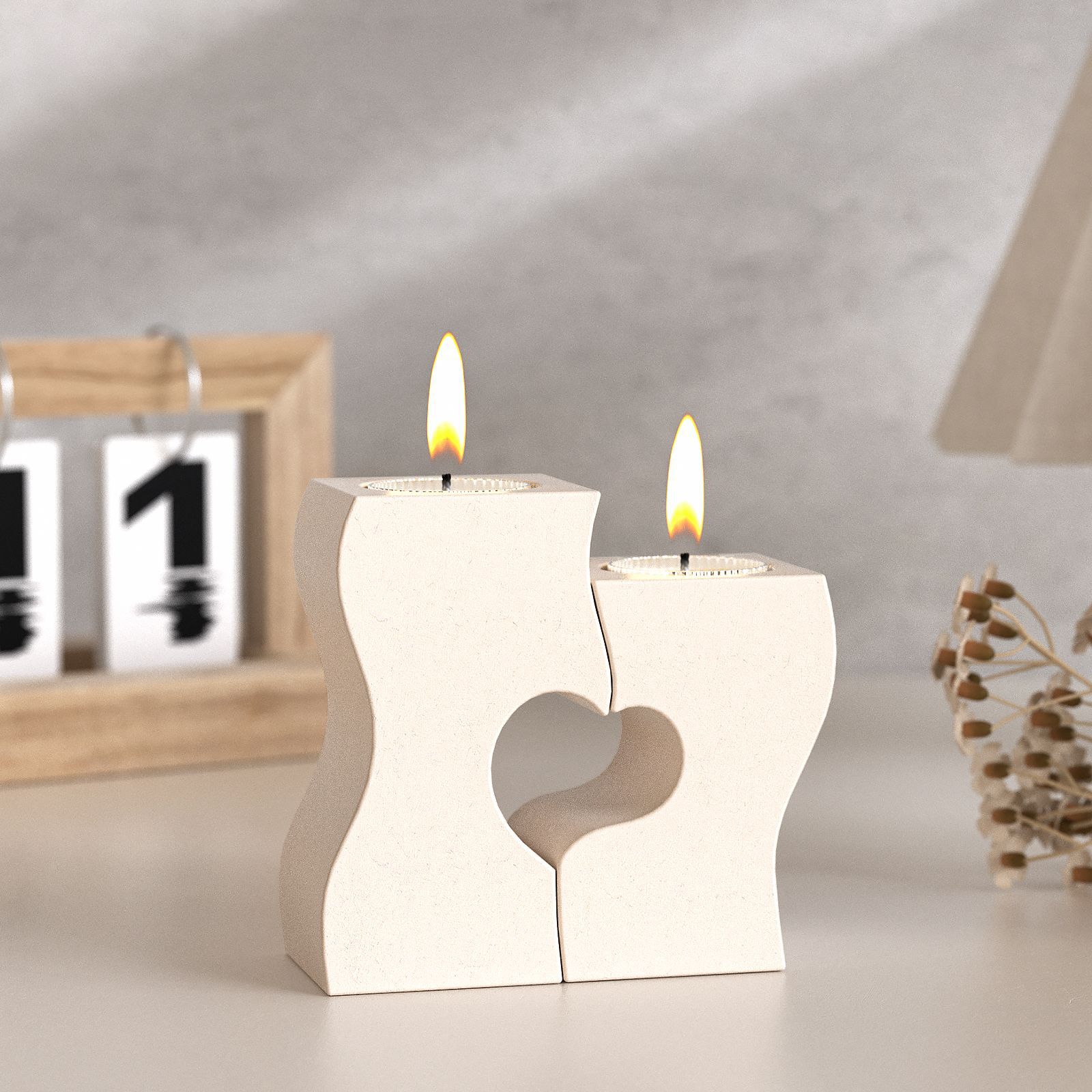S corazón candelabro moldes de - Candle Making Tutorial reseña y precio