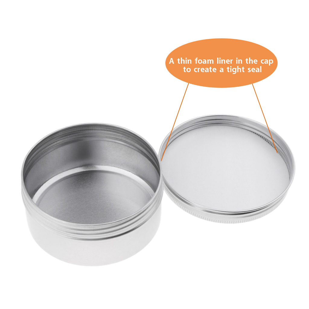 Tarro de Aluminio Vacío para C - Tin Container Lid reseña y precio